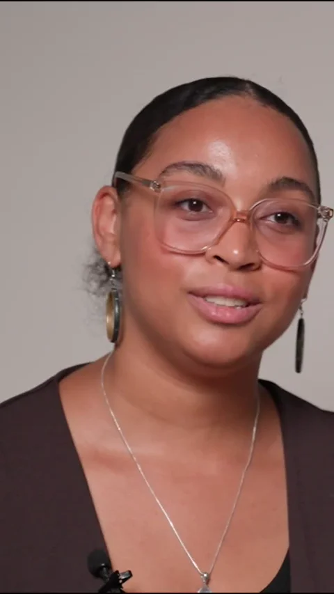 A TSO musician speaking to camera